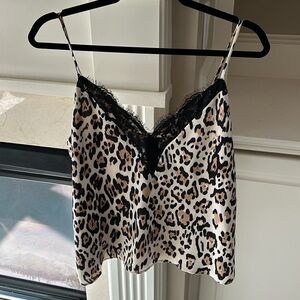 Socialite Cheetah Print Camisole Size Medium